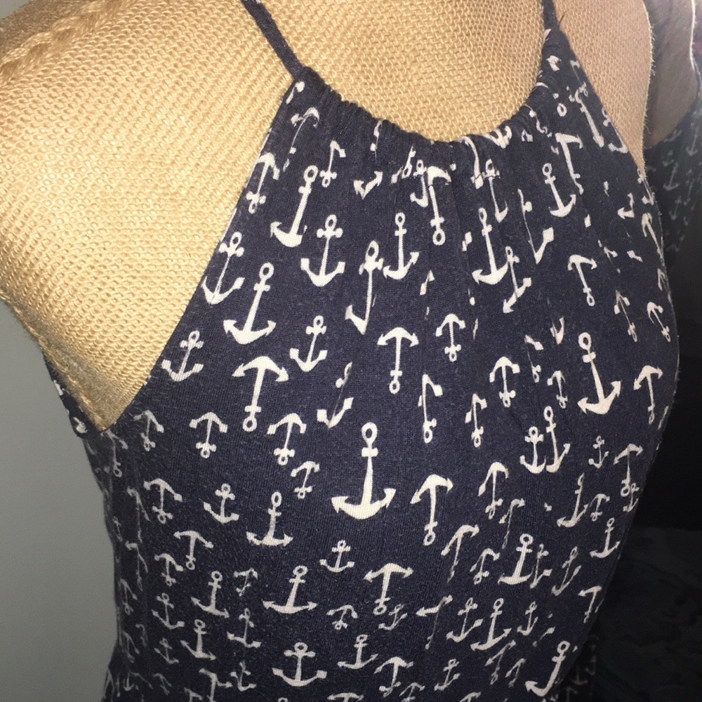 Navy Anchor Dress - Picture 4 of 8